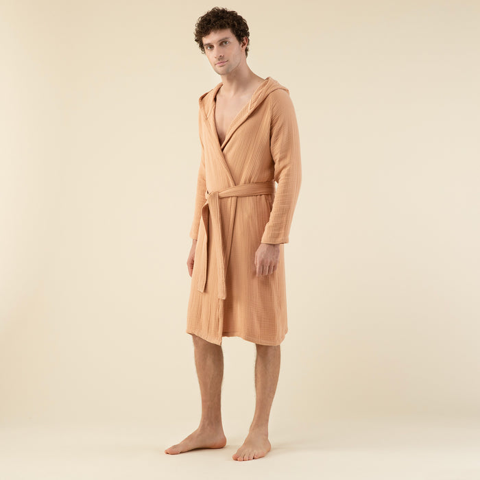 Armin Unisex Bathrobe Mango