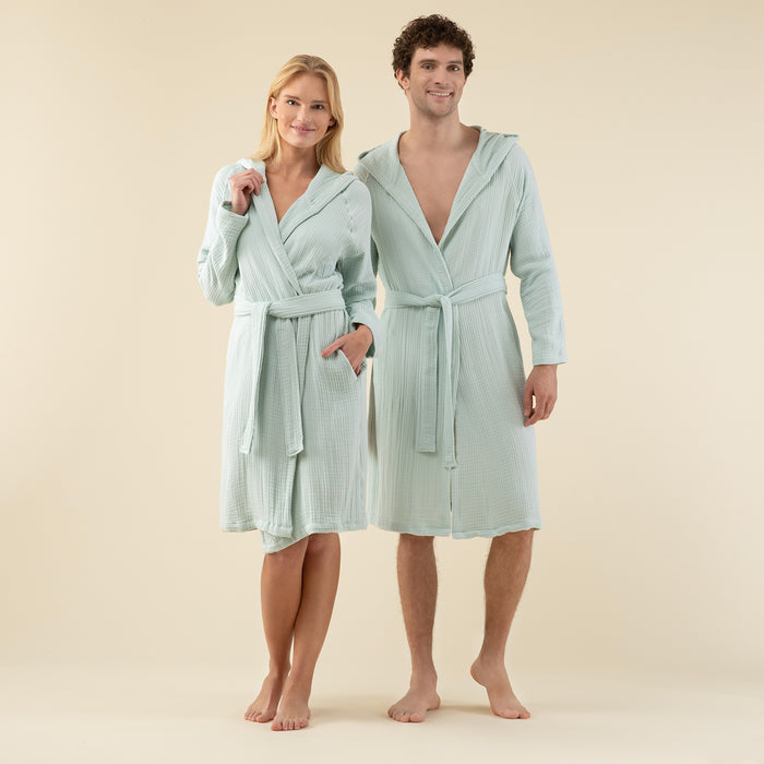 Armin Unisex Bathrobe LAGOON