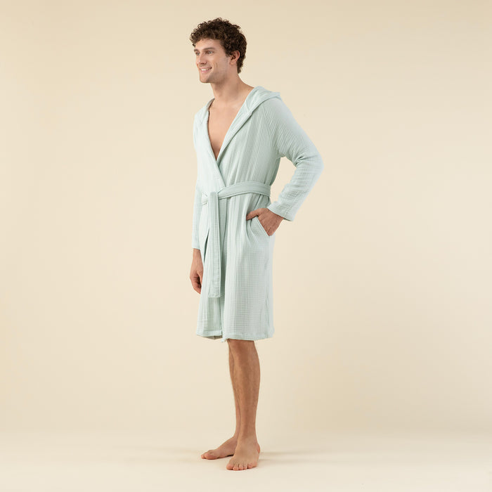 Armin Unisex Bathrobe LAGOON