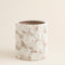 Selmana Flower Pot L White-Natural