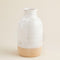 Yoppo Vase L White-Natural