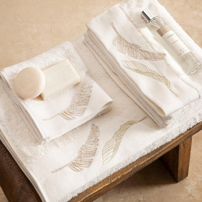 Oden Hand Towel 30x50 cm Ecru