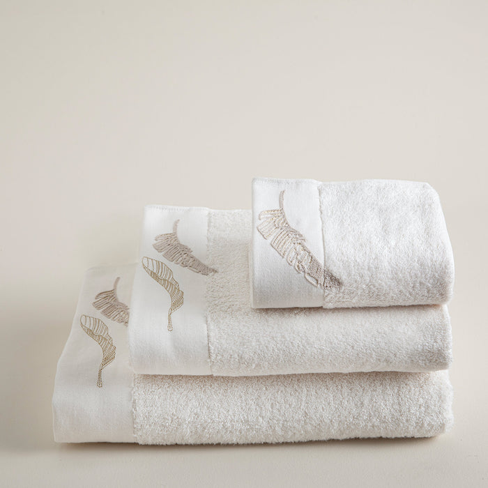 Oden Hand Towel 30x50 cm Ecru