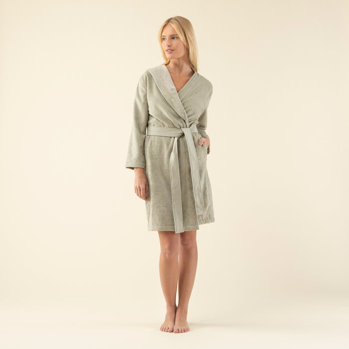 Oden Woman Bathrobe Green