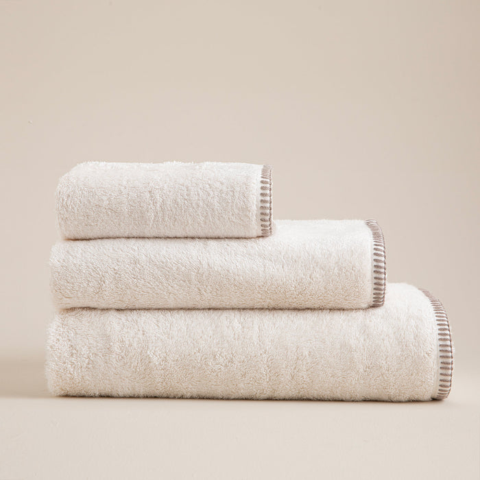 Isla Face Towel 50x90 cm Ecru