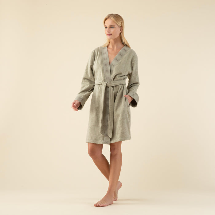 Marigold Unisex Bathrobe Green