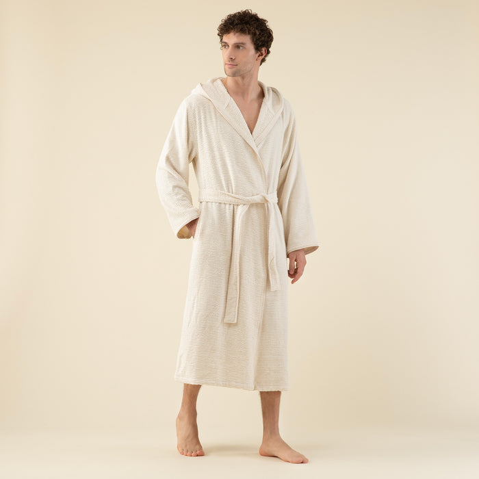 Lydia Unisex Bathrobe Natural