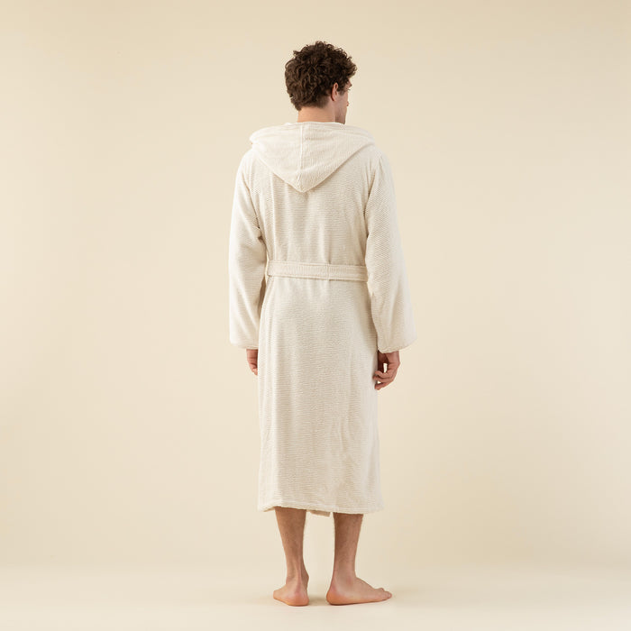 Lydia Unisex Bathrobe Natural