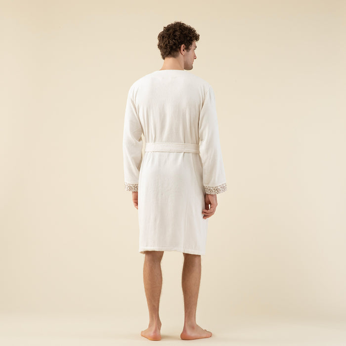 Laudel Unisex Bathrobe Ecru