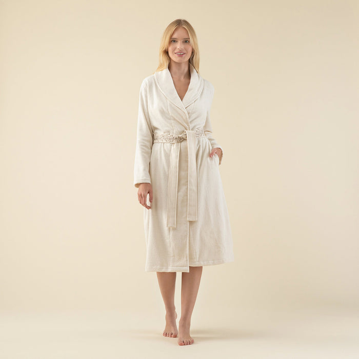 Castus Woman Bathrobe Natural