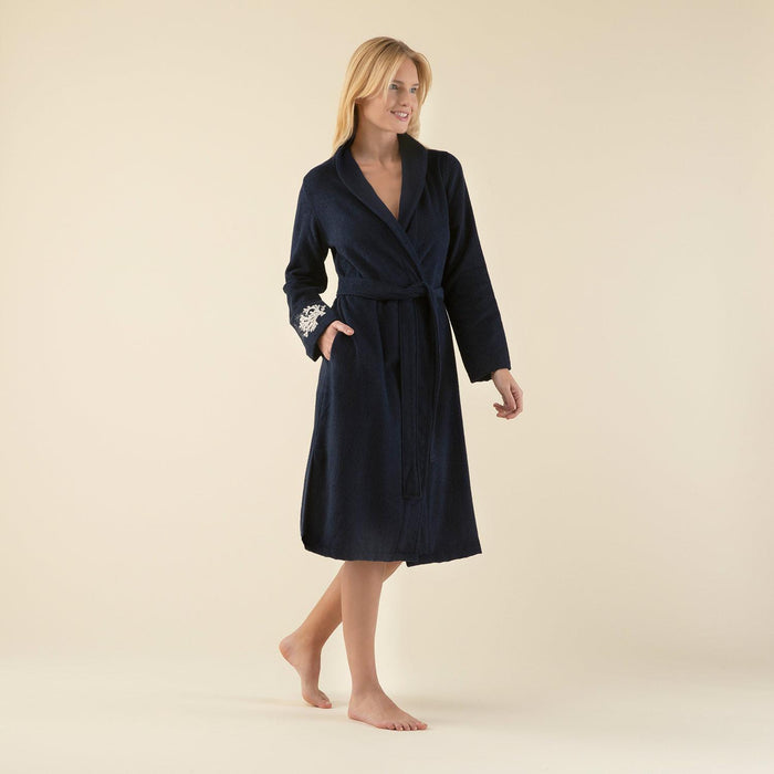 Coranda Woman Bathrobe MARINE BLUE