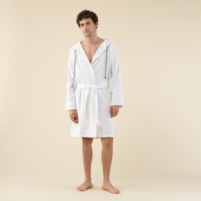 Ferme Unisex Bathrobe White