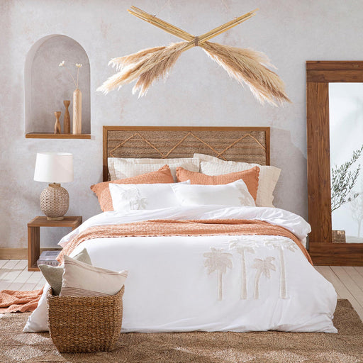Palmin Duvet Cover King Size 230x220 cm Ecru