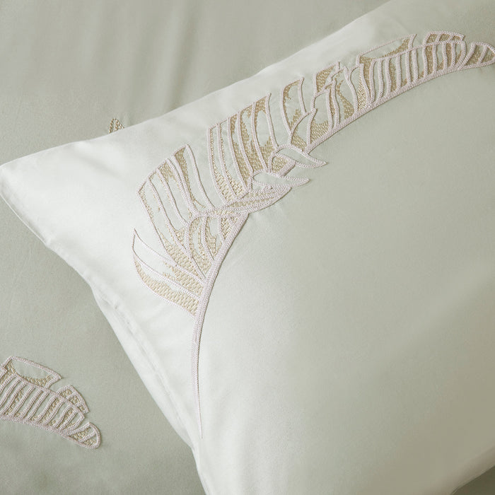 Oden Duvet Cover Set Double Size 200x220 cm Green