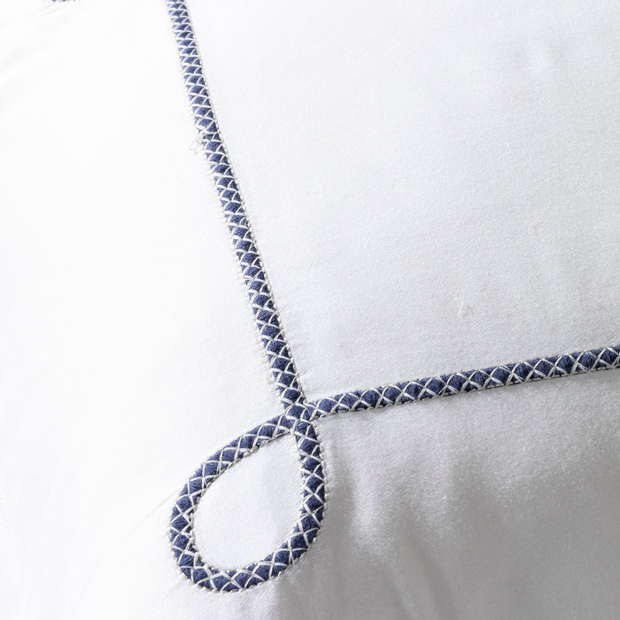 Linde Duvet Cover Set Double Size 200x220 cm White