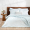 Ocean Duvet Cover Set Single Size 160x220 cm White