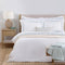 Marla Duvet Cover Set King Size 230x220 cm White