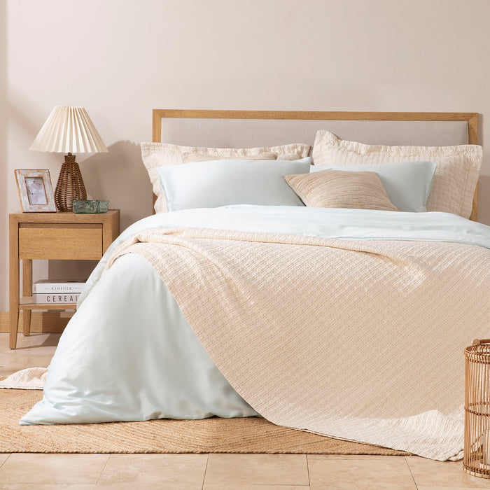 Alana Duvet Cover Set Double Size 200x220 cm Celadon