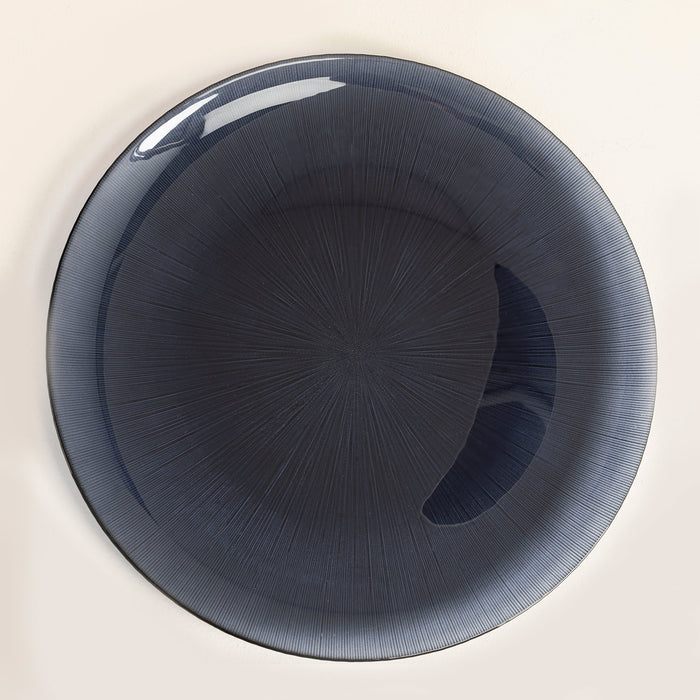 Alai Serving Plate 33 Cm Navy