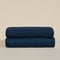 Alana Fitted Sheets Double Size 160x200 cm MARINE BLUE