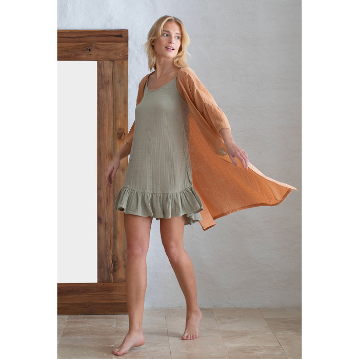 Nawal Morning Gown Orange