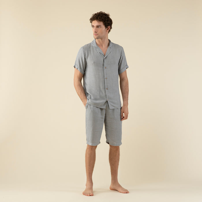 Aristides Man Short Pyjama Set MARINE BLUE