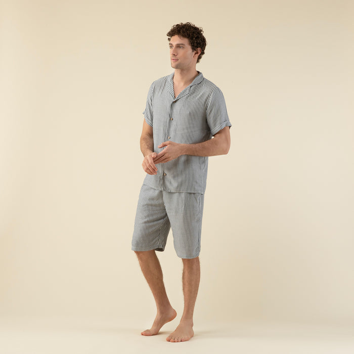 Aristides Man Short Pyjama Set MARINE BLUE