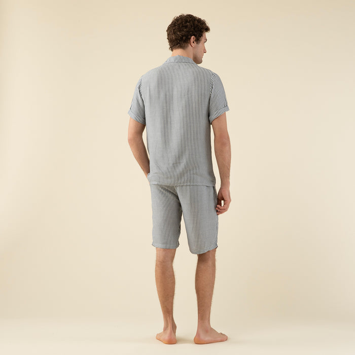 Aristides Man Short Pyjama Set MARINE BLUE