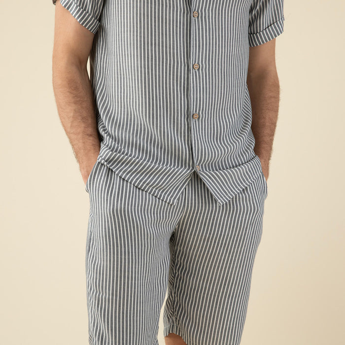 Aristides Man Short Pyjama Set MARINE BLUE