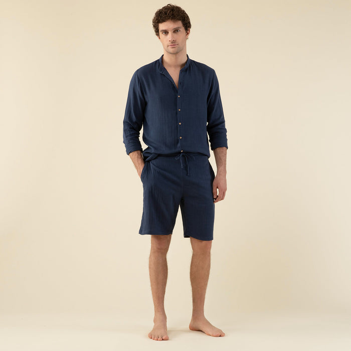 Creon Man Short Pyjama Set MARINE BLUE