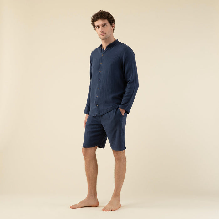 Creon Man Short Pyjama Set MARINE BLUE