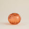 Bubble Glass Vase Orange Orange