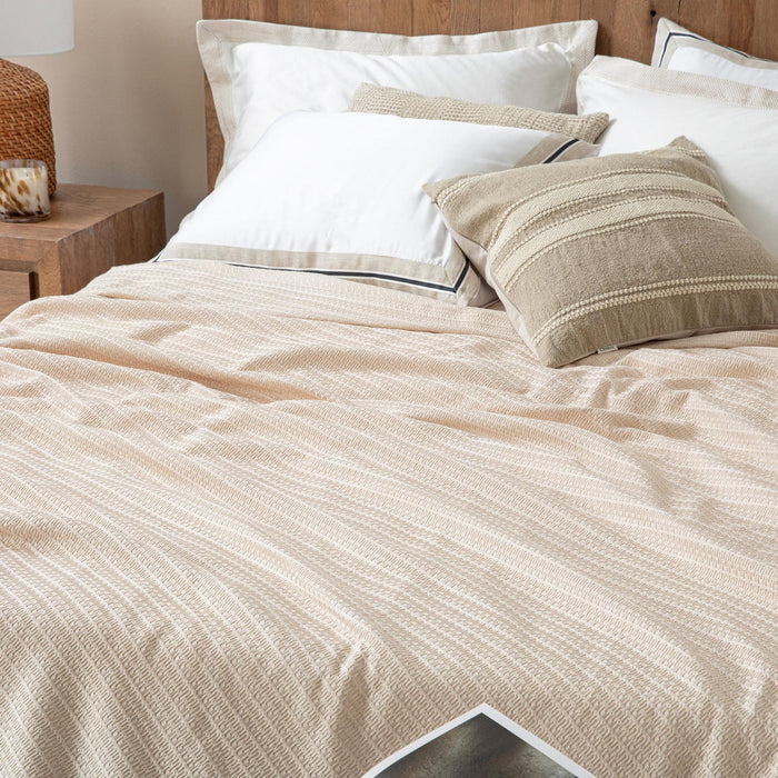 Palmita Pique Single Size 160x220 cm Beige