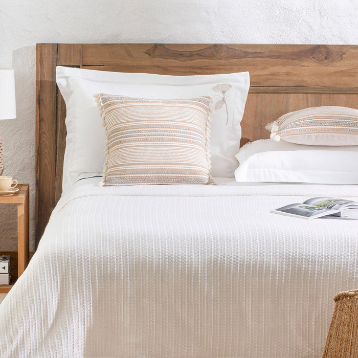 Palmita Pique Double Size 200x220 cm White