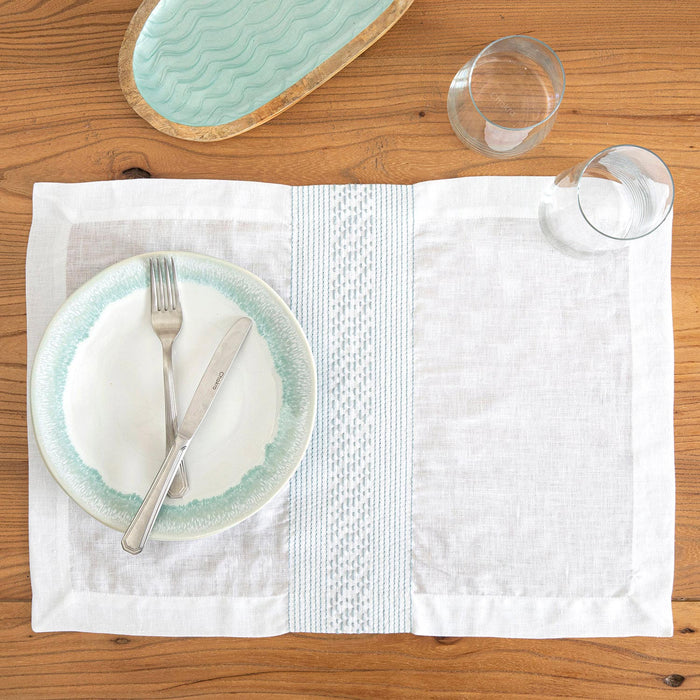 Carin Place Mat 35x50 cm White