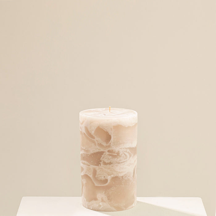 Marblo Pillar Candle 10 x 15 cm BONE