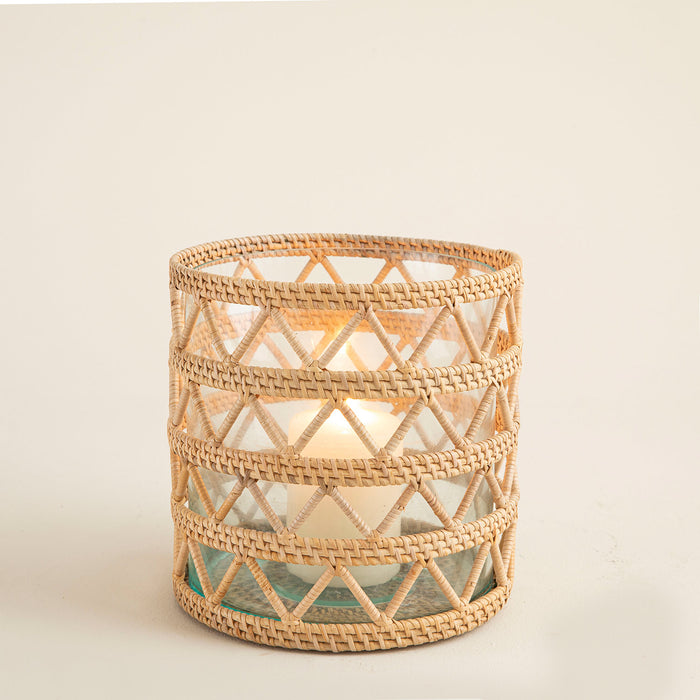 Samoa Rattan Lantern 20 Cm Natural