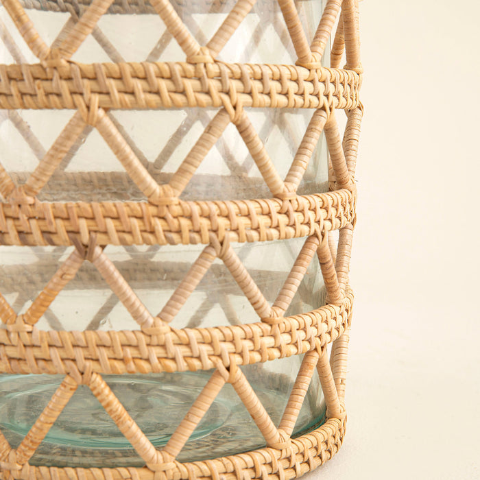 Samoa Rattan Lantern 20 Cm Natural