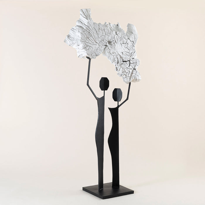 Human Figure Deco Object 195 Cm Black