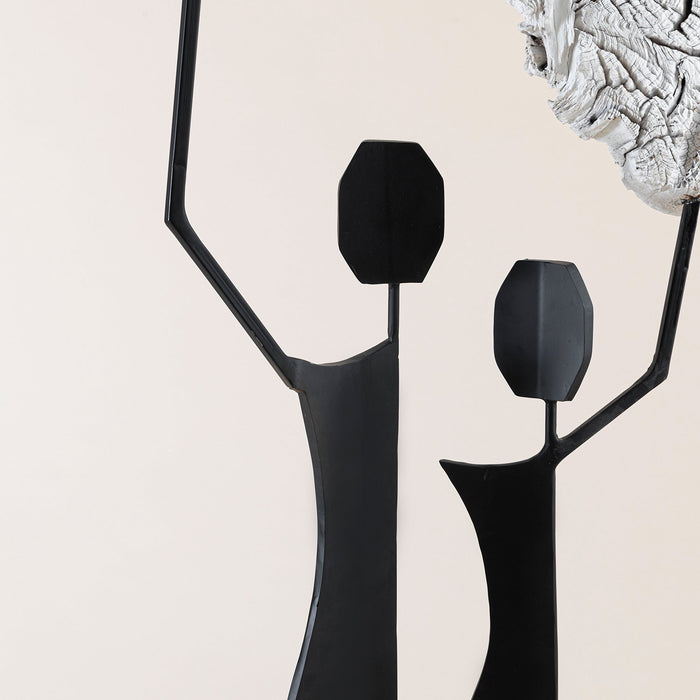 Human Figure Deco Object 195 Cm Black