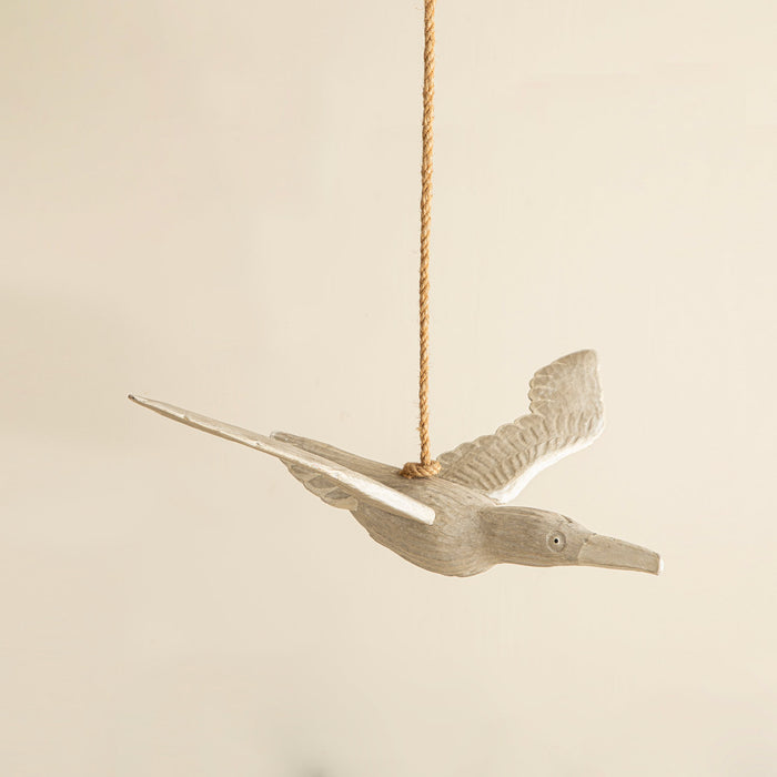 Seagul White Decorative Object 60 Cm White