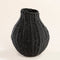 Woolen Vase Black 50 Cm Black