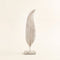 Leaf white Decorative Object 55 Cm White