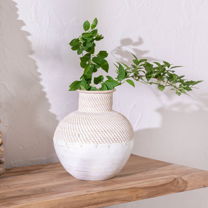 Gillie Vase White