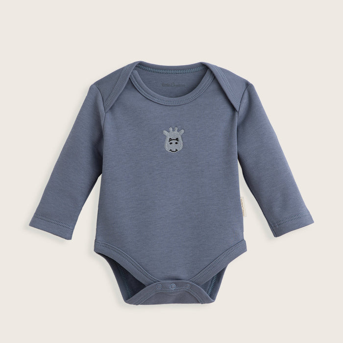 Galactic Newborn Long Sleeve Body Blue