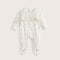 Wool Lamb Newborn Jumpsuit Vanilla