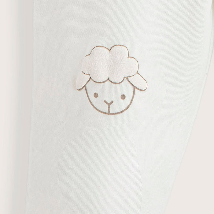 Wool Lamb Tights Vanilla