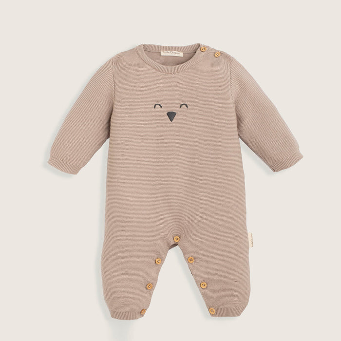 Happy Feet Jumpsuit Stone