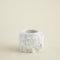 Petra Candle Holder Small Size White