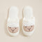 Wool Lamb Bath Slippers Vanilla